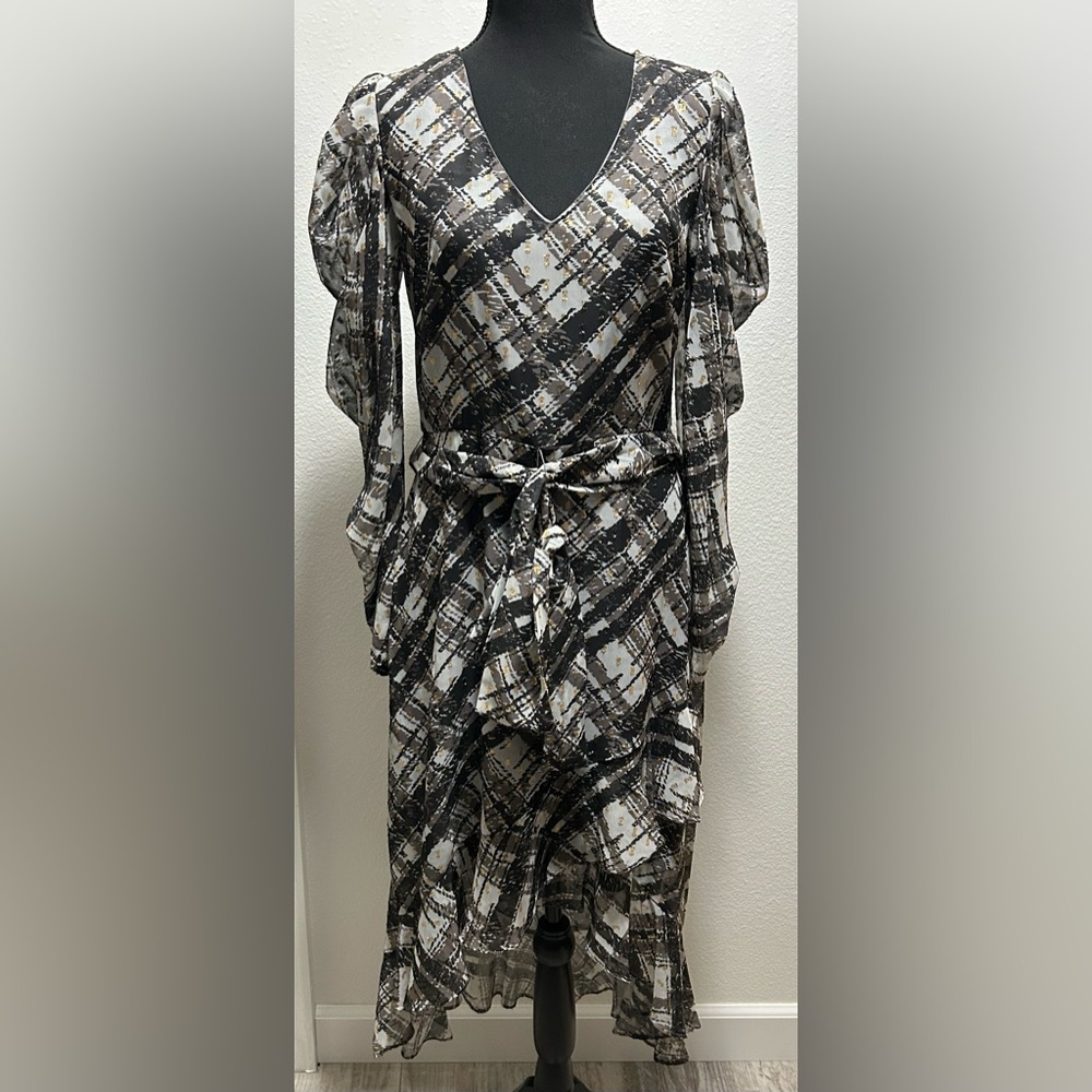 Taylor High Low Dress - 8 - Multicolored - Used